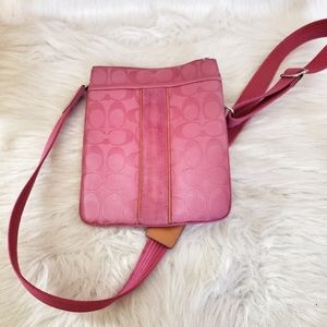 Pink Coach Crossbody Purse